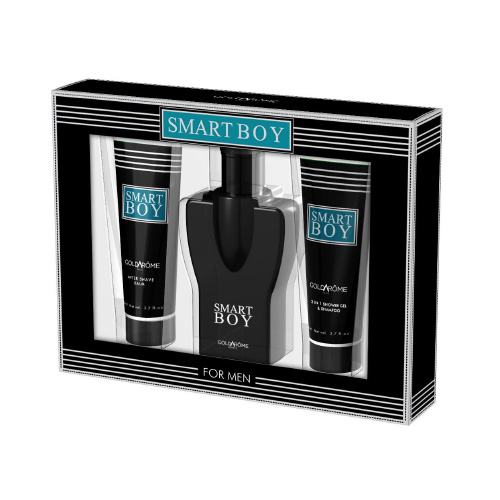 COFFRET GOLDAROME PARFUMS 3 PCS  SMART BOY HOMME